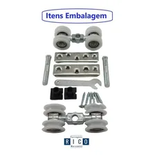 Roldana Concava Rodizio 4r Porta Correr Madeira 80kg Stanley Foto mini 3