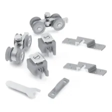 Roldana Rodinha para Guarda Roupa COM 1 Porta Rometal Ro-80u Foto mini 3