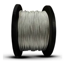 Rolo 200m Cabo De Aço Af Galvanizado Trd. 2,4 Mm 3/32 6 X 7 Foto mini  2