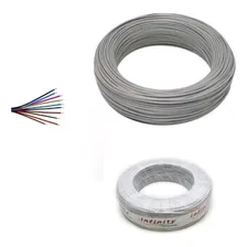 Rolo 25m Cabo Fio Cci 40x5 Alc 0,40mm Interfone 10 Vias 5 P Foto mini 1