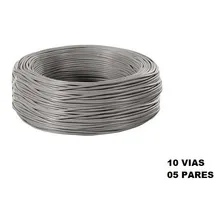 Rolo 25m Cabo Fio Cci 40x5 Alc 0,40mm Interfone 10 Vias 5 P Foto mini 2