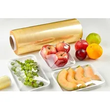 Rolo Bobina Filme Plástico Pvc Esticavel 38cm X 700 Metros Foto mini 3