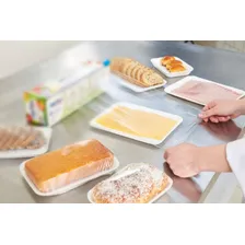 Rolo Bobina Plastico De Filme Pvc 28cm X 300 M Esticável Foto mini 2
