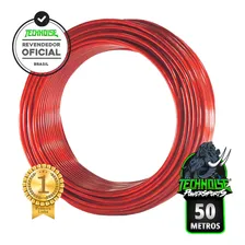 Rolo Cabo Technoise Nacional 4.00mm (50 Metros Vermelho Foto mini 3