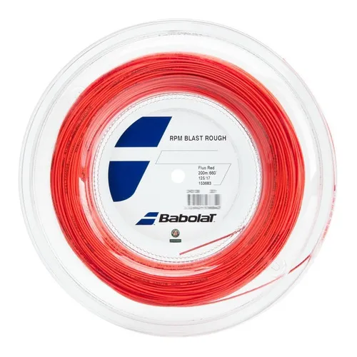 Rolo De Corda Babolat Rpm Blast Rough 1.25mm 200m Vermelha Foto 1