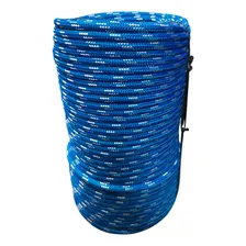 Rolo De Corda Nylon 6mmx30 Mt Varal Multiuso Resistente Cor Azul Foto mini 3