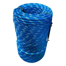 Rolo De Corda Nylon 6mmx30 Mt Varal Multiuso Resistente Cor Azul Foto mini 2
