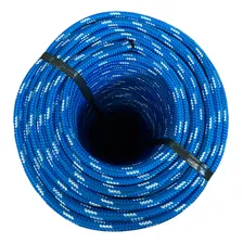 Rolo De Corda Nylon 6mmx30 Mt Varal Multiuso Resistente Cor Azul Foto mini 4