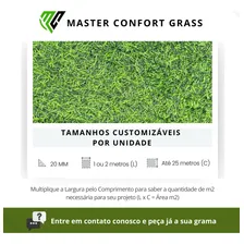 Rolo De Grama Sintética De 20 Mm De 2 X 1 Metro Realista Master Confort Grass Foto mini 4