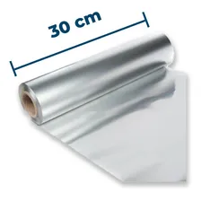 Rolo De Papel Aluminio 30 Cm X 100 Metros 1 Rolo Foto mini 4