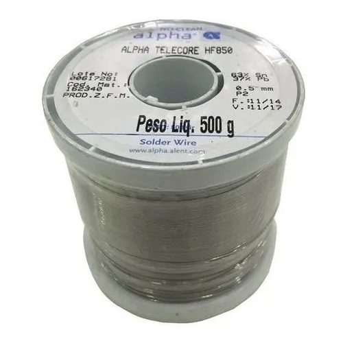Rolo De Solda No Clean Fio 1mm Sn60pb40 Best Hf-850 500g Foto 1