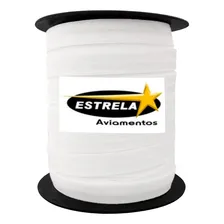 Rolo Elástico 10mm Branco Estrela Com 100 Metros Foto  mini 1
