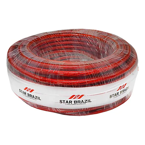 Rolo Fio Cabo Star Som Automotivo 35mm 10 Mts 100% Cobre Foto 1