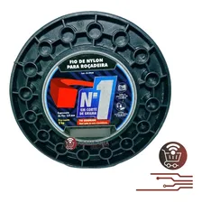 Rolo Fio Nylon Quadrado 3 Mm Roçadeira Grama 200 M Foto mini 4