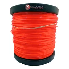 Rolo Fio Nylon Quadrado 3 Mm Roçadeira Grama 200 M Foto mini 3