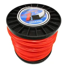 Rolo Fio Nylon Quadrado 3 Mm Roçadeira Grama 200 M Foto mini 1