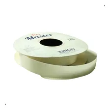Rolo Fita Branca Lisa 16mmx50m Para Laços Presente Decoração Cor Branco Foto  mini 1