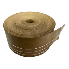 Rolo Fita Gomada 70mm Com Reforço - 100 Metros Foto mini 3