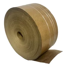 Rolo Fita Gomada 70mm Com Reforço - 100 Metros Foto mini 1