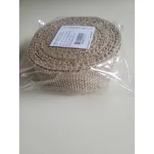 Rolo Fita Juta Trama Fec. Natural C/ Fio De Nylon 4,5cmx9,5m Cor Foto mini 2