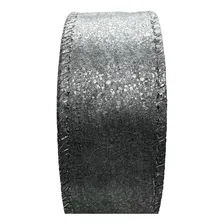Rolo Fita Tnt Metal Com Fio Prata 40mm Com 24,75 Mts Foto mini 2