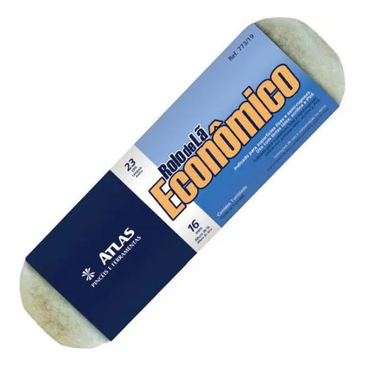 Rolo La Sintetica Economico 23cm S/ Cabo Atlas Foto 1