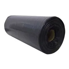 Rolo Lona Preta Cobertura Transporte Telhado Pintura 4x100m Foto  mini 1