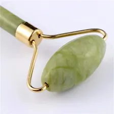Rolo Massageador Pedra De Jade Massagem Facial Anti Idade Foto mini 2