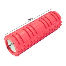 Rolo Massagem Foam Roller Liberação Miofascial Soltura Yoga Cor Vermelho Foto mini 2