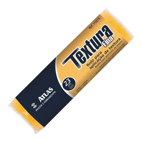 Rolo P/ Textura Fina 9cm C/ Cabo Atlas Foto 1