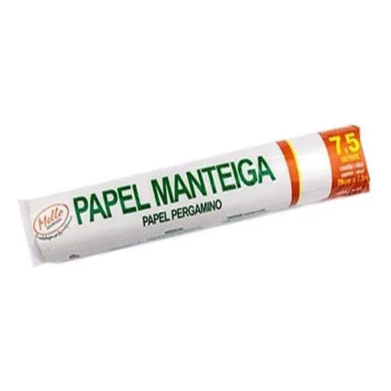Rolo Papel Manteiga 29cm X 7,5m - Mello C/25 Foto 1