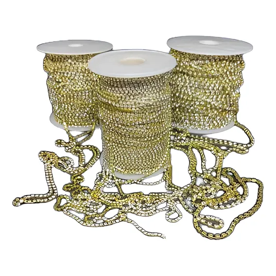 Rolo Strass Cristal 50 Metros - Pp24 Foto 1