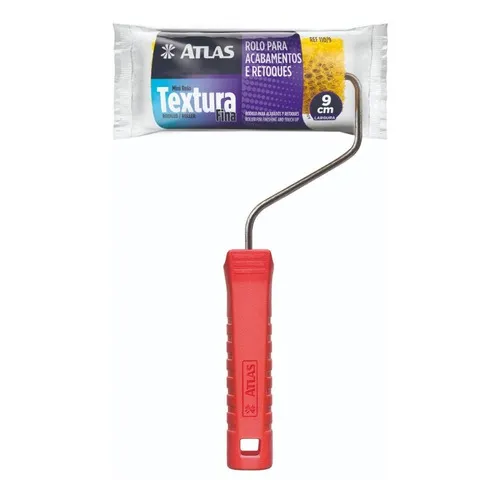 Rolo Textura Fina 110/9  9cm - Atlas Foto 1