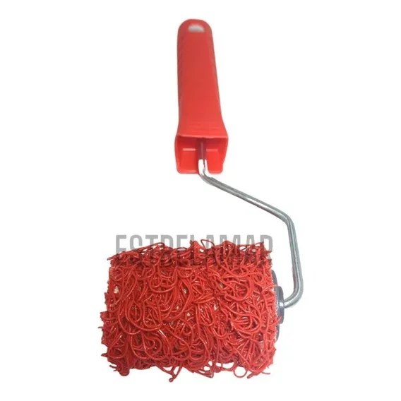 Rolo Textura Rustica Atlas 5cm Cabelo Anjo At1155/5 Foto 1