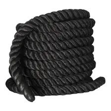 Rope Training Cross Corda Naval 15 Mts 40mm Preta Funcional Foto  mini 1