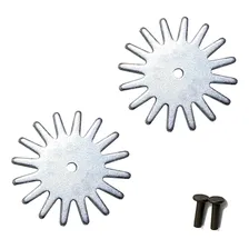 Roseta Para Espora 16 Bicos Inox Par Foto mini 1