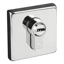 Roseta Quad Inox Polido Para Cilindro Multiponto Fortezza Foto mini 2