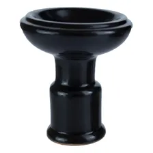 Rosh Fornilho Cerâmica Porcelana Preto Tradicional Narguilé Foto mini 2