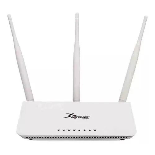 Roteador 3 Antenas Wifi 300 Mbps Knup Alta Velocidade Foto 1