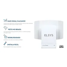 Roteador com balanceamento de carga Elsys Modem Roteador 2g 3g 4G Kit Completo branco kit x 3 unidades Foto mini 4