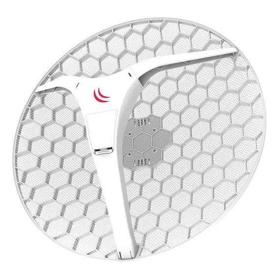 Roteador de antena CPE Mikrotik RBLHGG-5ACD-XL 5GHz 27db 25km cor branca Foto 1