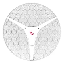 Roteador de antena CPE Mikrotik RBLHGG-5ACD-XL 5GHz 27db 25km cor branca Foto mini 2