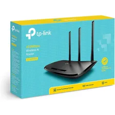 Roteador Tp-link Tl-wr940n Wireless 450mbps Cor Preto Foto mini 4