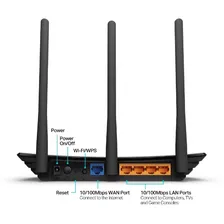 Roteador Tp-link Tl-wr940n Wireless 450mbps Cor Preto Foto mini 3