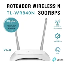 Roteador Tp-link Wireless 300mbps Tl-wr 840n Versao 6.0 Foto mini  2