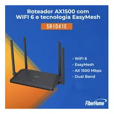 Roteador Wireless Fiberhome Ax1500 Wifi 6 Dual Band Sr1041e Foto mini 2