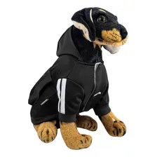 Roupa Cachorro Casaco Moletom Mascote Pet Preto Gg Foto  mini 1