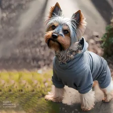 Roupa Cachorro Moletom Cães Blusa Inverno Yorkshire Foto mini  2
