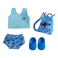 Roupa E Acessórios De Boneco Baby Alive Sunga Tubarão Foto mini 1