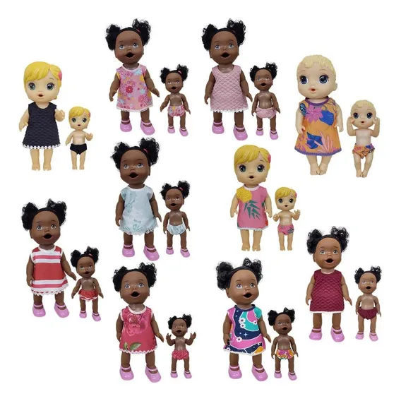 Roupas Baby Alive Kit Com 10 Vestido y Calcinha My Litle Katitus Foto 1